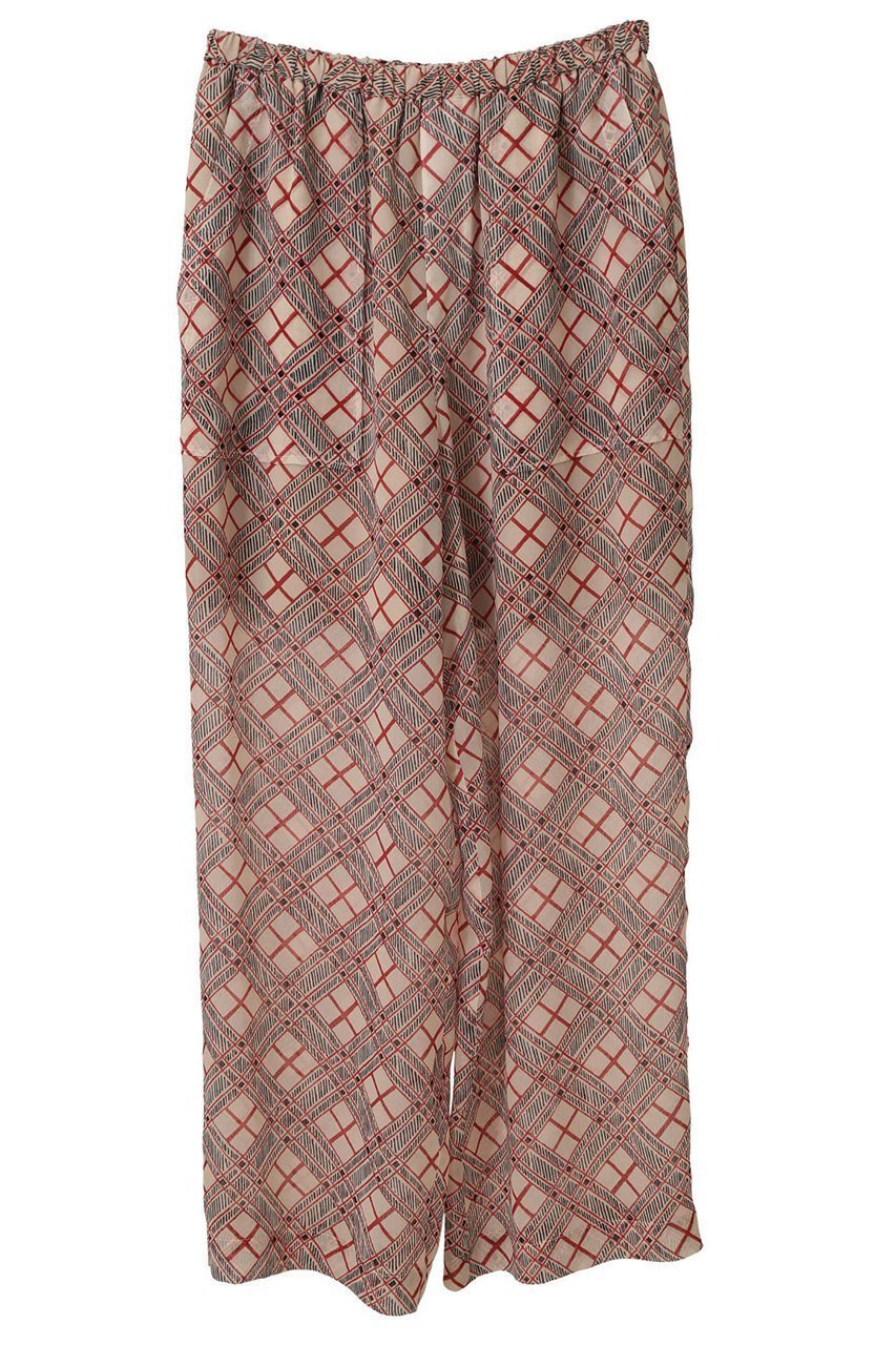 【マルティニーク/martinique】の【l heritage martinique】トライバルプリントイージーパンツ 人気、トレンドファッション・服の通販 founy(ファニー) 　ファッション　Fashion　レディースファッション　Fashion for Women　パンツ　Pants & Trousers　おすすめ　Recommended / Our Picks　オーガンジー　Organza Fabric　シアー　Sheer, See-Through　シンプル　Simple, Minimal　ストライプ　Stripe, Striped Pattern　ストレート　Straight, Straight Cut　チェック　Check, Plaid, Tartan　バイアス　Bias, Diagonal Cut　モダン　Modern, Contemporary　ワイド　Wide, Wide Fit　再入荷　Restock / Back in Stock　夏　Summer　 other-1|ID: prp329100004410899 ipo3291000000032706105