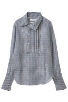 【マルティニーク/martinique】の【l heritage martinique】アルビニリネンプルオーバーシャツ チェック|ID: prp329100004410900 ipo3291000000032684482