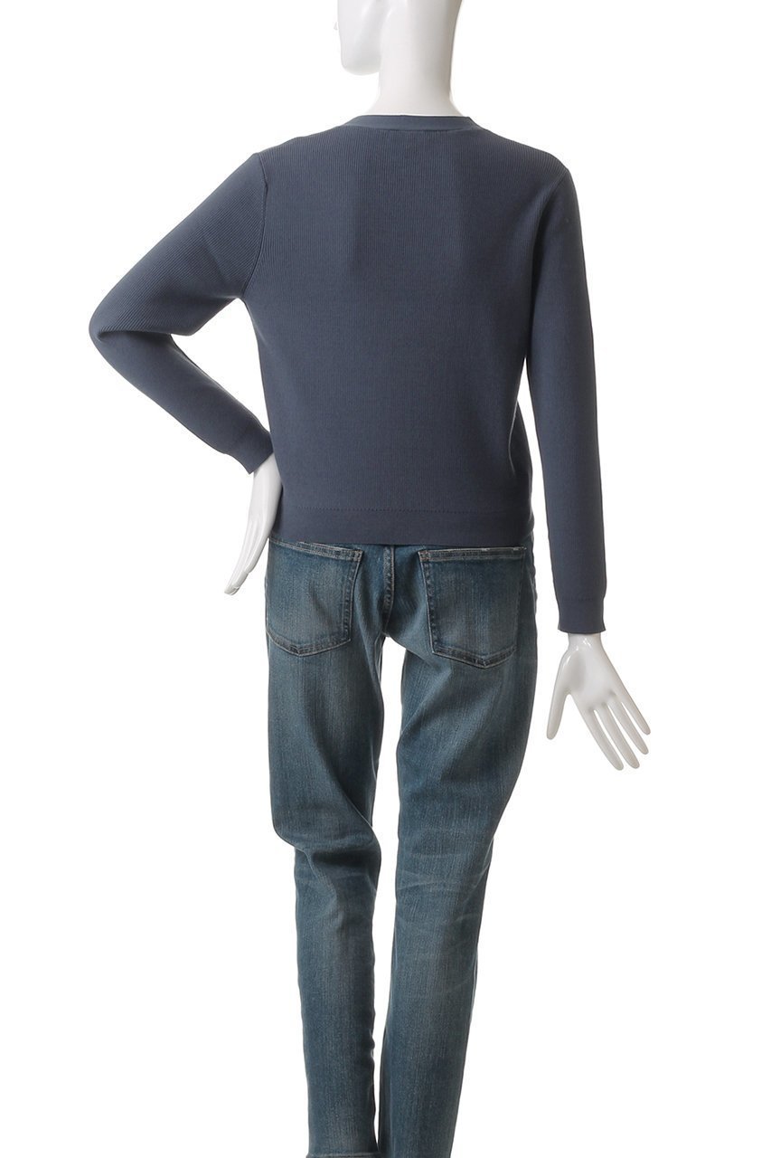 【デミーリー/DEMYLEE】のADANA ファインピマコットン Vネックニットカーディガン 人気、トレンドファッション・服の通販 founy(ファニー) 　ファッション　Fashion　レディースファッション　Fashion for Women　トップス・カットソー　Cut & Sew Tops　ニット　Knit Tops & Sweaters　カーディガン・羽織り　Layered Style Cardigans　Vネックトップス　V-Neck Tops / V-Cut Neckline Shirts　カーディガン　Cardigan, Knitwear　ショート　Short, Short Length　スリム　Slim, Slim Fit　羽織　Haori, Light Jacket　other-4|ID: prp329100004410903 ipo3291000000032944814