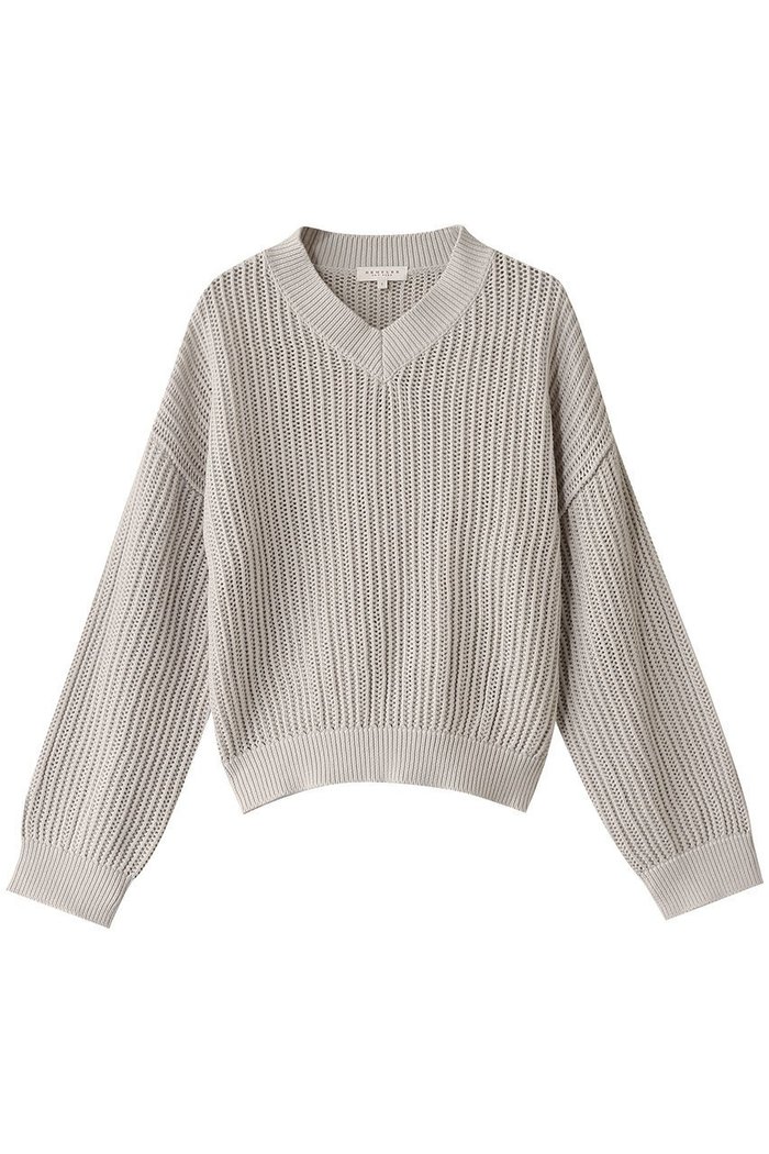 【デミーリー/DEMYLEE】のGABRIE オーガニックコットン Vネック ニットプルオーバー インテリア・キッズ・メンズ・レディースファッション・服の通販 founy(ファニー) https://founy.com/ ファッション Fashion レディースファッション Fashion for Women トップス・カットソー Cut & Sew Tops ニット Knit Tops & Sweaters カジュアルプルオーバー・ニットトップス Pullovers & Knit Tops / Casual Pullovers Vネックトップス V-Neck Tops / V-Cut Neckline Shirts |ID: prp329100004410904 ipo3291000000032944828