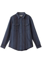 【アウターノウン/OUTERKNOWN / MEN】の【MEN】WESTERLY BLANKET SHIRT コットンツイル ウェスタンシャツ ブルー|ID:prp329100004410905