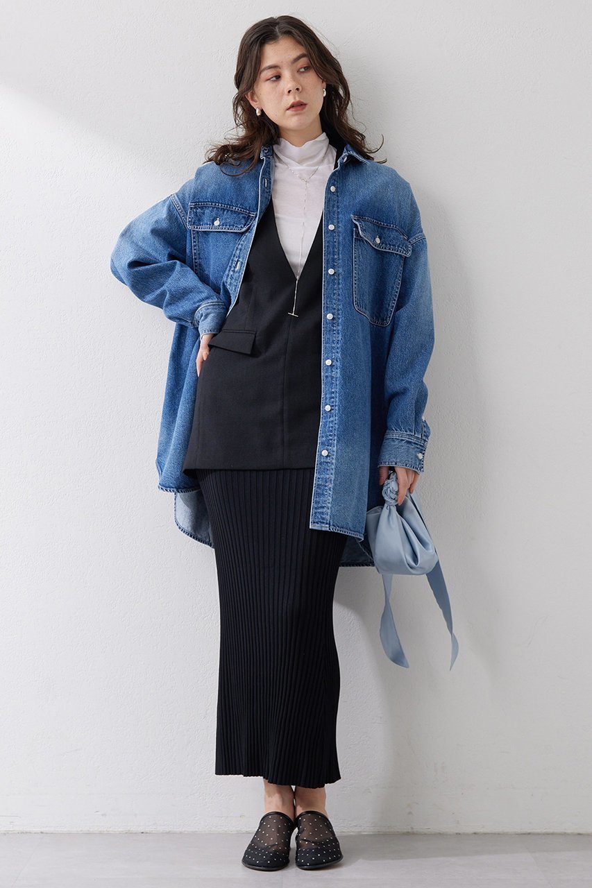 【ウィムガゼット/Whim Gazette】のジュートライクVネックプルオーバージレ 人気、トレンドファッション・服の通販 founy(ファニー) 　ファッション　Fashion　レディースファッション　Fashion for Women　アウター　Coat / Outerwear Collection　おすすめ　Recommended / Our Picks　カットソー　Cut and Sewn Top　クール　Cool, Chic　ジャケット　Jacket, Outerwear　ベスト　Vest, Waistcoat　エレガント 上品　Elegant　other-2|ID: prp329100004410908 ipo3291000000032792367