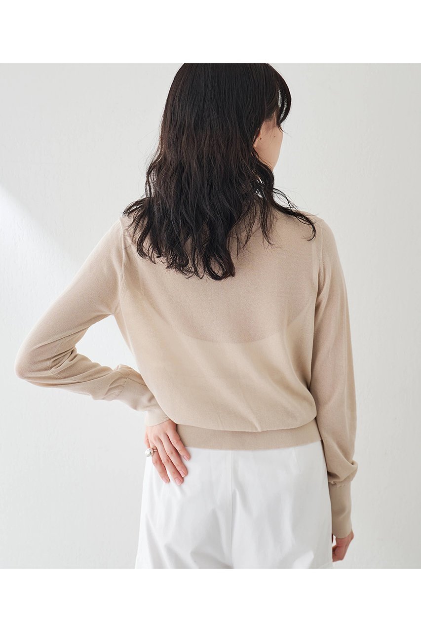 【ウィムガゼット/Whim Gazette】のハイゲージ天竺カーディガン 人気、トレンドファッション・服の通販 founy(ファニー) 　ファッション　Fashion　レディースファッション　Fashion for Women　トップス・カットソー　Cut & Sew Tops　ニット　Knit Tops & Sweaters　カーディガン・羽織り　Layered Style Cardigans　おすすめ　Recommended / Our Picks　アンサンブル　Ensemble Set　カーディガン　Cardigan, Knitwear　シアー　Sheer, See-Through　シンプル　Simple, Minimal　フィット　Fit, Slim Fit　ベーシック　Basic, Essential　夏　Summer　春　Spring　S/S・春夏　SS, Spring/Summer, Warm Season　other-4|ID: prp329100004410911 ipo3291000000032918903