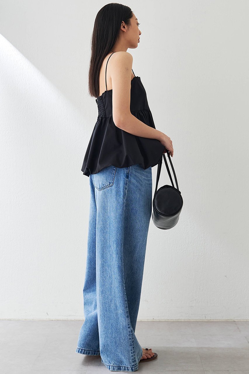 【ウィムガゼット/Whim Gazette】のバルーンキャミブラウス 人気、トレンドファッション・服の通販 founy(ファニー) 　ファッション　Fashion　レディースファッション　Fashion for Women　トップス・カットソー　Cut & Sew Tops　キャミソール&ノースリーブ　Camisoles & Sleeveless Tops　シャツ・ブラウス・オフィスカジュアル　Elegant Blouses & Button-Ups　インナー　Innerwear　エレガント 上品　Elegant　シャーリング　Shirring, Ruched　ノースリーブ　Sleeveless, No-Sleeve　フィット　Fit, Slim Fit　ペプラム　Peplum, Flared Hem　other-5|ID: prp329100004410914 ipo3291000000032846437