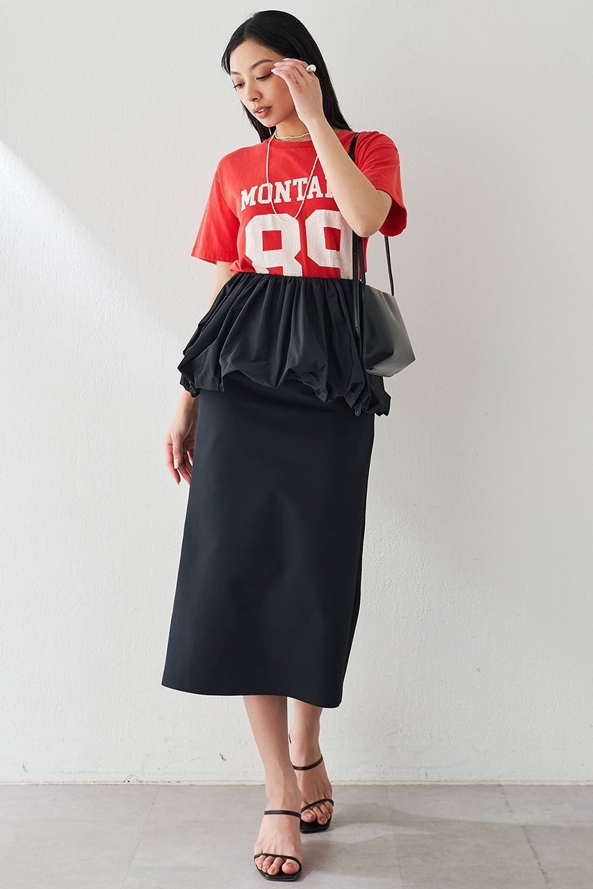 【ウィムガゼット/Whim Gazette】のセパレートバルーンスカート 人気、トレンドファッション・服の通販 founy(ファニー) 　ファッション　Fashion　レディースファッション　Fashion for Women　スカート　Skirts　おすすめ　Recommended / Our Picks　シャンブレー　Chambray, Denim-Like Fabric　ストレッチ　Stretch, Stretchy Fabric　セパレート　Separate, Two-Piece　タイトスカート　Pencil Skirt, Tight Skirt　タフタ　Taffeta, Structured Fabric　バルーン　Balloon, Balloon Silhouette　ペプラム　Peplum, Flared Hem　ミックス　Mix, Mixed Style　other-3|ID: prp329100004410915 ipo3291000000032824376