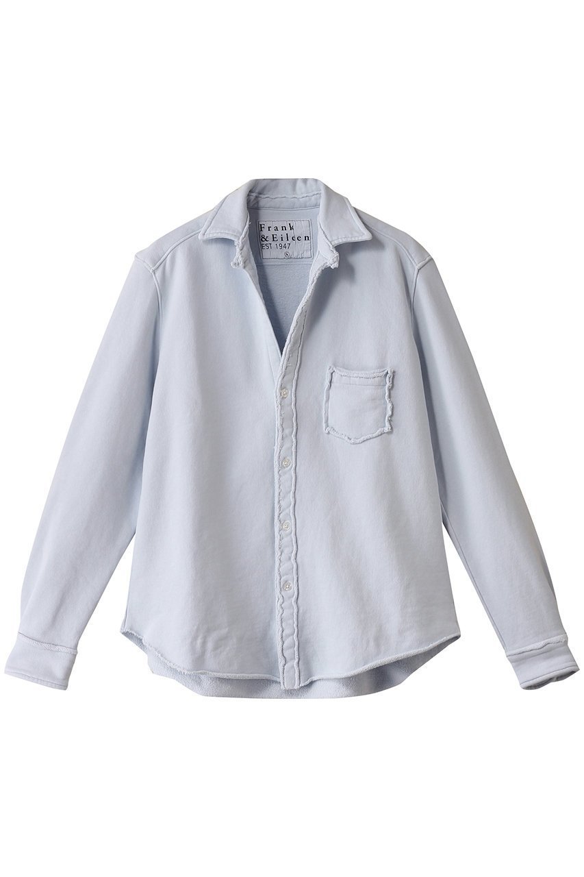 【フランク&アイリーン/Frank&Eileen】のLAB EILEEN TRIPLE FLEECE パステルカラーシャツ インテリア・キッズ・メンズ・レディースファッション・服の通販 founy(ファニー) 　ファッション　Fashion　レディースファッション　WOMEN　トップス・カットソー　Tops/Tshirt　シャツ/ブラウス　Shirts/Blouses　スリーブ　Sleeve　ロング　Long　春　Spring　羽織　Haori　パステルブルー|ID: prp329100004410918 ipo3291000000030802178