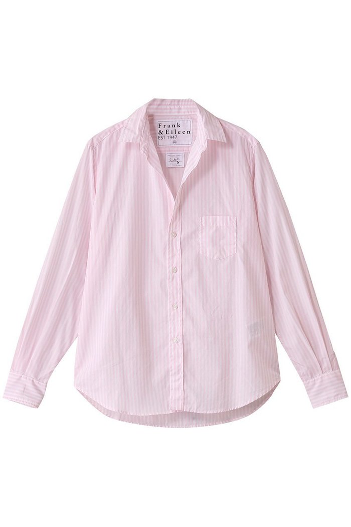【フランク&アイリーン/Frank&Eileen】のEILEEN イタリアンコットン ピンクストライプシャツ インテリア・キッズ・メンズ・レディースファッション・服の通販 founy(ファニー) https://founy.com/ ファッション Fashion レディースファッション WOMEN トップス・カットソー Tops/Tshirt シャツ/ブラウス Shirts/Blouses ストライプ Stripe スリーブ Sleeve ロング Long 春 Spring |ID: prp329100004410923 ipo3291000000030802187