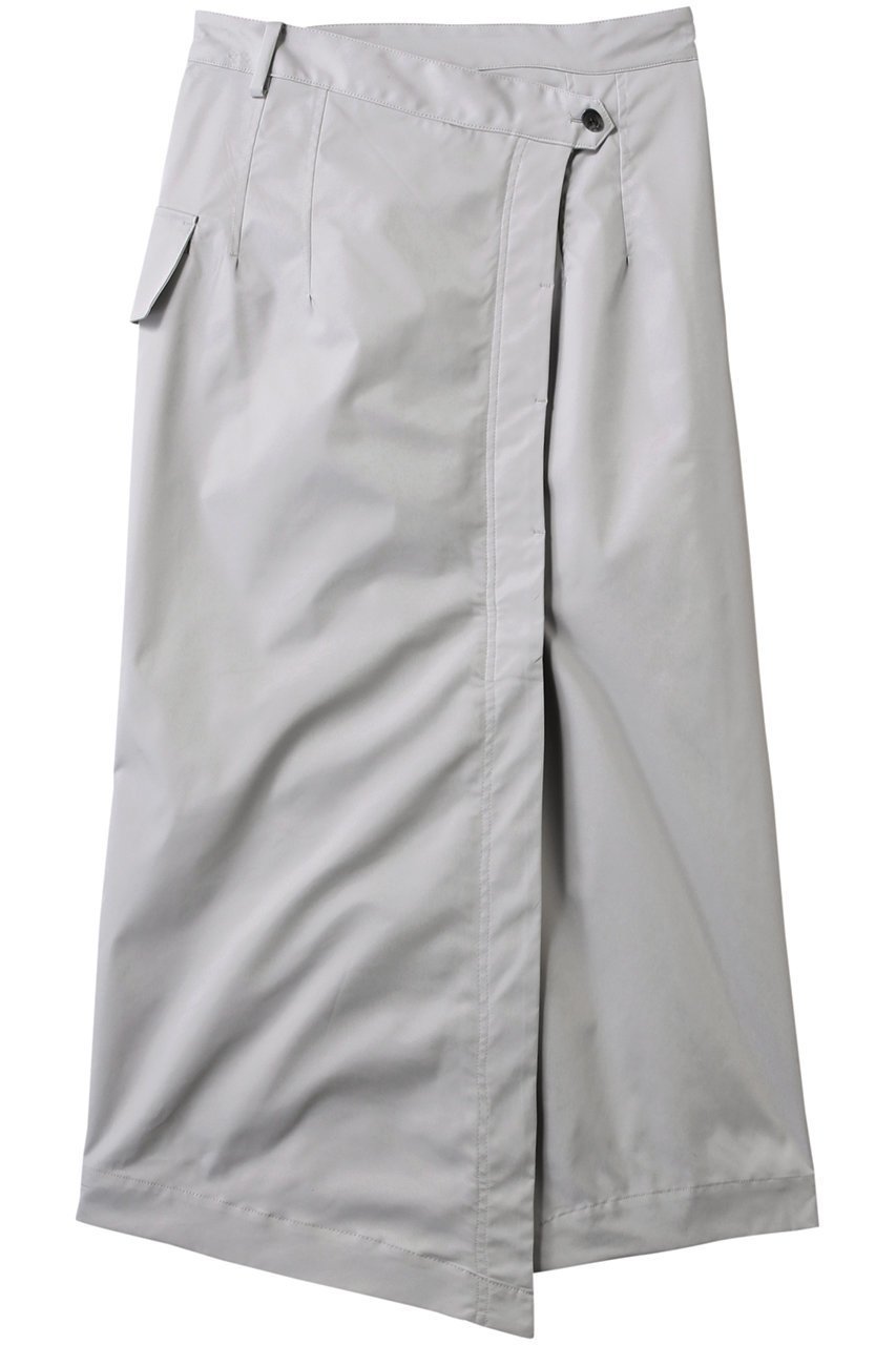 【ピアッカセッテ/ph7+】のラップタイトスカート インテリア・キッズ・メンズ・レディースファッション・服の通販 founy(ファニー) 　ファッション　Fashion　レディースファッション　Fashion for Women　スカート　Skirts　アシンメトリー　Asymmetrical Style　ラップ　Wrap, Wrap Design　ロング　Long, Long-Length　夏　Summer　春　Spring　S/S・春夏　SS, Spring/Summer, Warm Season　ライトグレー|ID: prp329100004410928 ipo3291000000035813489