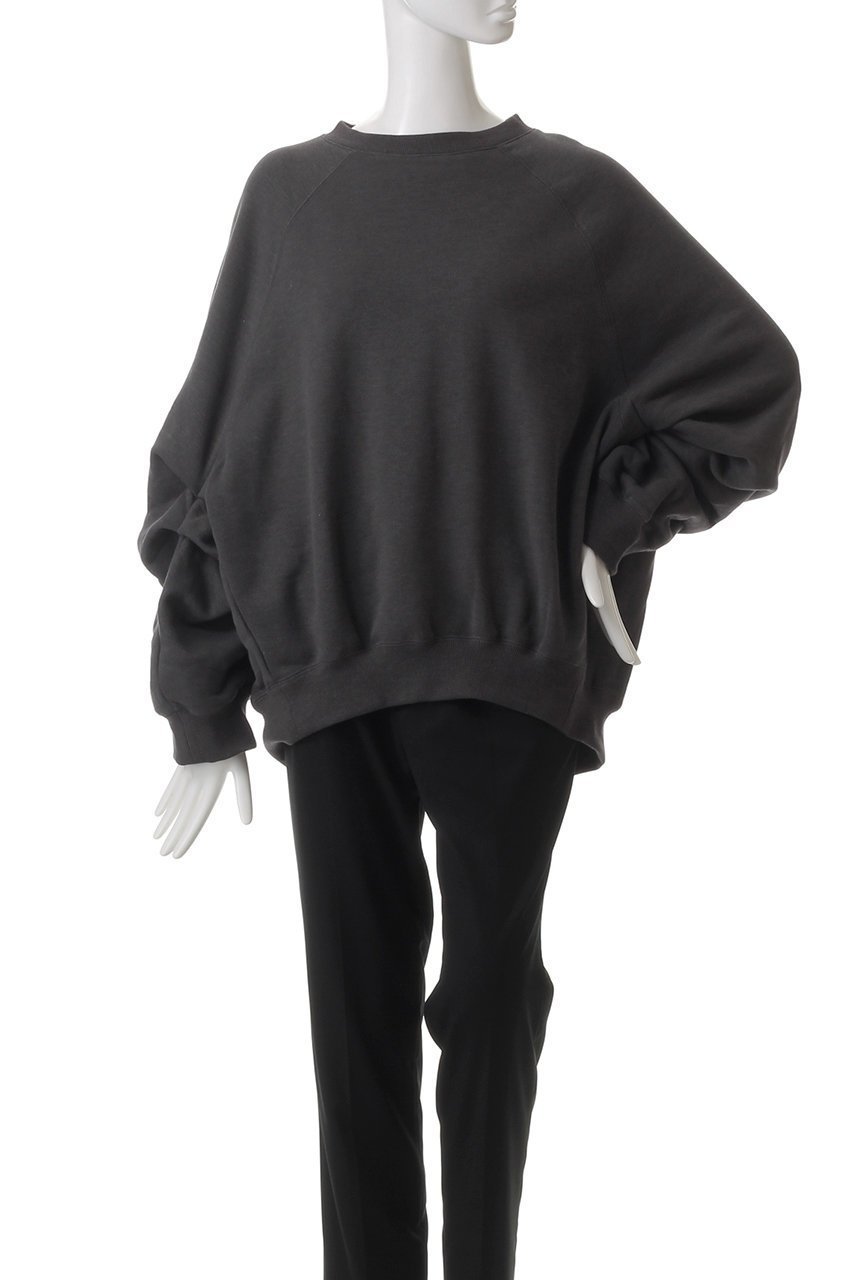 【プルミエ アロンディスモン/1er Arrondissement】の【COGTHEBIGSMOKE】LEILA ワイドカフスウェット 人気、トレンドファッション・服の通販 founy(ファニー) 　ファッション　Fashion　レディースファッション　WOMEN　トップス・カットソー　Tops/Tshirt　シャツ/ブラウス　Shirts/Blouses　パーカ　Sweats　ロング / Tシャツ　T-Shirts　スウェット　Sweat　カットソー　Cut and Sewn　シンプル　Simple　スウェット　Sweat　スタイリッシュ　Stylish　ボトム　Bottom　ワイド　Wide　other-2|ID: prp329100004410937 ipo3291000000031268336