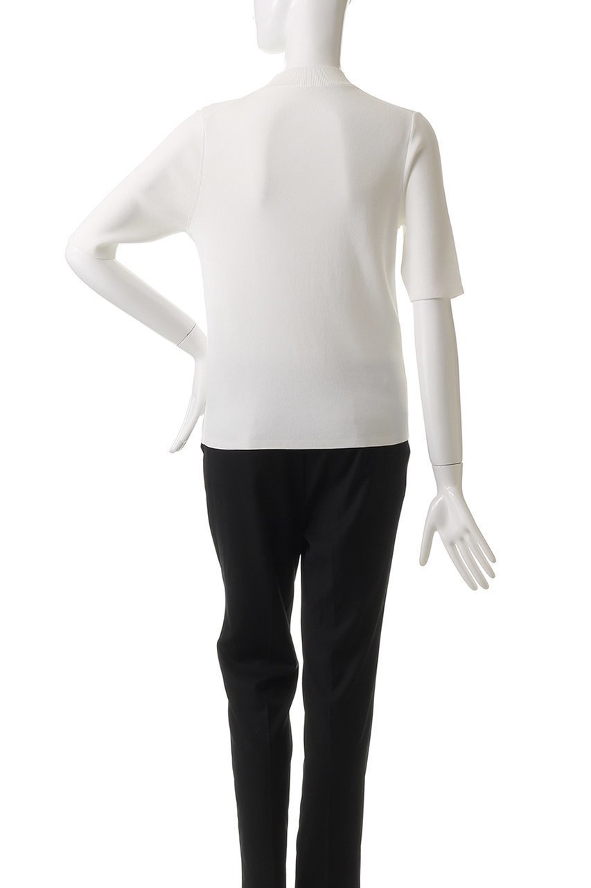 【アルアバイル/allureville】の総針モックNC5分袖PO A 人気、トレンドファッション・服の通販 founy(ファニー) 　ファッション　Fashion　レディースファッション　WOMEN　トップス・カットソー　Tops/Tshirt　ニット　Knit Tops　プルオーバー　Pullover　インナー　Inner　コンパクト　Compact　シンプル　Simple　エレガント 上品　Elegant　半袖　Short Sleeve　春　Spring　other-4|ID: prp329100004410938 ipo3291000000031268341