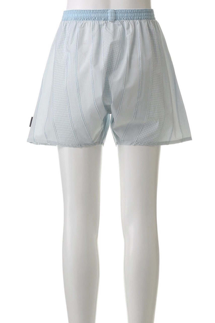 【キッドブルー/KID BLUE / MEN】の【MEN】ストライプギンガムトランクス 人気、トレンドファッション・服の通販 founy(ファニー) 　ファッション　Fashion　メンズファッション　Fashion for Men　ボトムス　Bottoms　インナー　Innerwear　ギンガム　Gingham, Gingham Fabric　シンプル　Simple, Minimal　ストライプ　Stripe, Striped Pattern　ランジェリー　Lingerie, Intimate Wear　リラックス　Relax, Relaxed Fit　エレガント 上品　Elegant　夏　Summer　春　Spring　S/S・春夏　SS, Spring/Summer, Warm Season　other-4|ID: prp329100004410940 ipo3291000000032849833