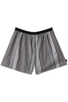 【キッドブルー/KID BLUE / MEN】の【MEN】ストライプギンガムトランクス ブラック|ID: prp329100004410940 ipo3291000000035867740