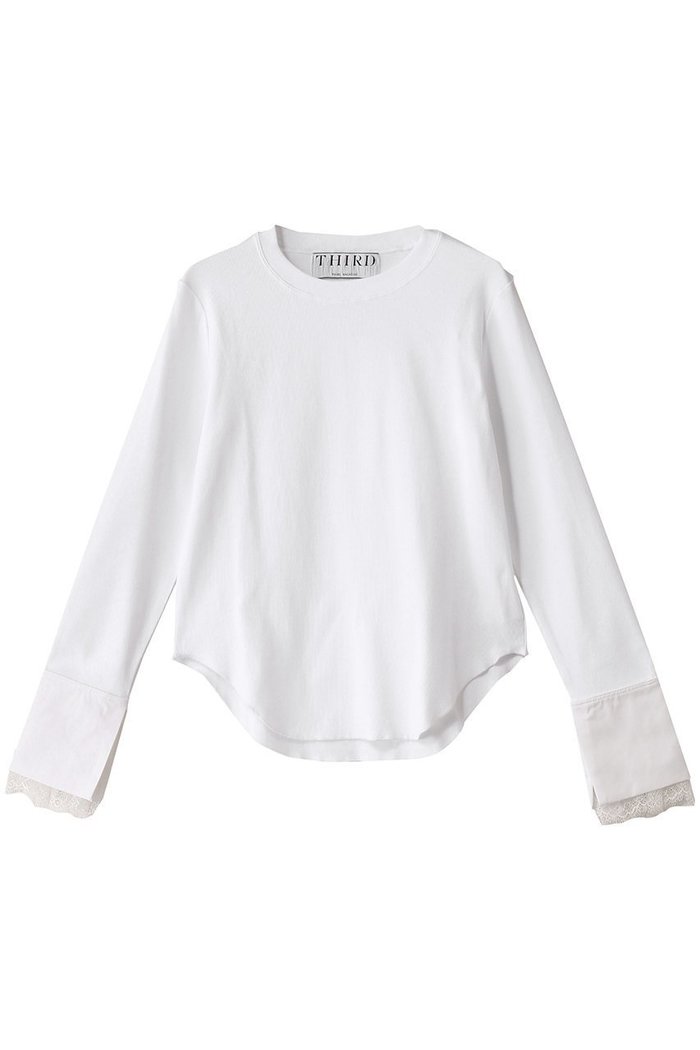 【サードマガジン/THIRD MAGAZINE】のレース袖カットソー インテリア・キッズ・メンズ・レディースファッション・服の通販 founy(ファニー) https://founy.com/ ファッション Fashion レディースファッション WOMEN トップス・カットソー Tops/Tshirt シャツ/ブラウス Shirts/Blouses ロング / Tシャツ T-Shirts カットソー Cut and Sewn カットソー Cut And Sew ショート Short シンプル Simple ジャケット Jacket スリーブ Sleeve レース Race |ID: prp329100004410945 ipo3291000000030802252