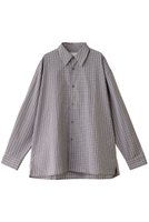 【スタジオ ニコルソン/STUDIO NICHOLSON / MEN】の【MEN】STRIKE ソフトチェック OVERSIZE ストレート ヘムシャツ 人気、トレンドファッション・服の通販 founy(ファニー) ファッション Fashion メンズファッション MEN ストレート Straight スリーブ Sleeve チェック Check モダン Modern ロング Long |ID:prp329100004410952