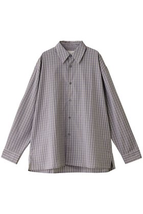 【スタジオ ニコルソン/STUDIO NICHOLSON / MEN】の【MEN】STRIKE ソフトチェック OVERSIZE ストレート ヘムシャツ 人気、トレンドファッション・服の通販 founy(ファニー) ファッション Fashion メンズファッション Fashion for Men ストレート Straight, Straight Cut スリーブ Sleeve, Long Sleeve / Short Sleeve チェック Check, Plaid, Tartan モダン Modern, Contemporary ロング Long, Long-Length |ID:prp329100004410952