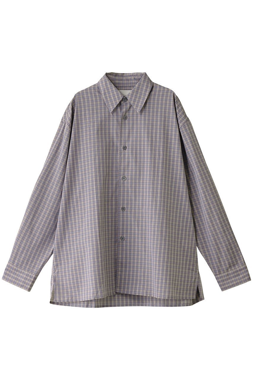 【スタジオ ニコルソン/STUDIO NICHOLSON / MEN】の【MEN】STRIKE ソフトチェック OVERSIZE ストレート ヘムシャツ インテリア・キッズ・メンズ・レディースファッション・服の通販 founy(ファニー) 　ファッション　Fashion　メンズファッション　Fashion for Men　ストレート　Straight, Straight Cut　スリーブ　Sleeve, Long Sleeve / Short Sleeve　チェック　Check, Plaid, Tartan　モダン　Modern, Contemporary　ロング　Long, Long-Length　マルチ|ID: prp329100004410952 ipo3291000000032858221