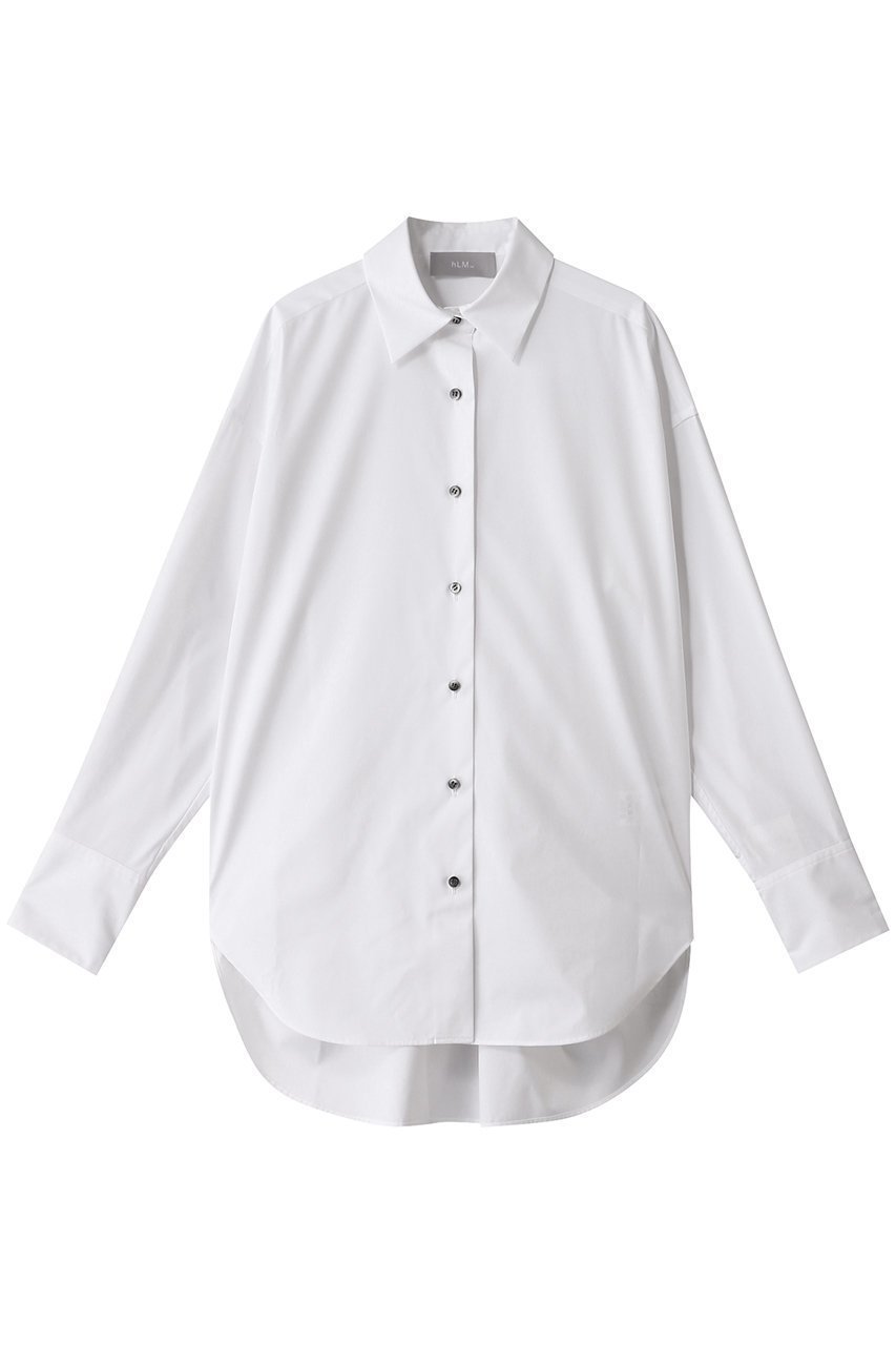 【ヒューエルミュージアム/hueLe Museum】の【hLM】TCタイプライターブラウス インテリア・キッズ・メンズ・レディースファッション・服の通販 founy(ファニー) 　ファッション　Fashion　レディースファッション　Fashion for Women　トップス・カットソー　Cut & Sew Tops　シャツ・ブラウス・オフィスカジュアル　Elegant Blouses & Button-Ups　スリーブ　Sleeve, Long Sleeve / Short Sleeve　タイプライター　Typewriter Fabric, Crisp Cotton　ベーシック　Basic, Essential　ロング　Long, Long-Length　エレガント 上品　Elegant　ホワイト|ID: prp329100004410954 ipo3291000000035367042