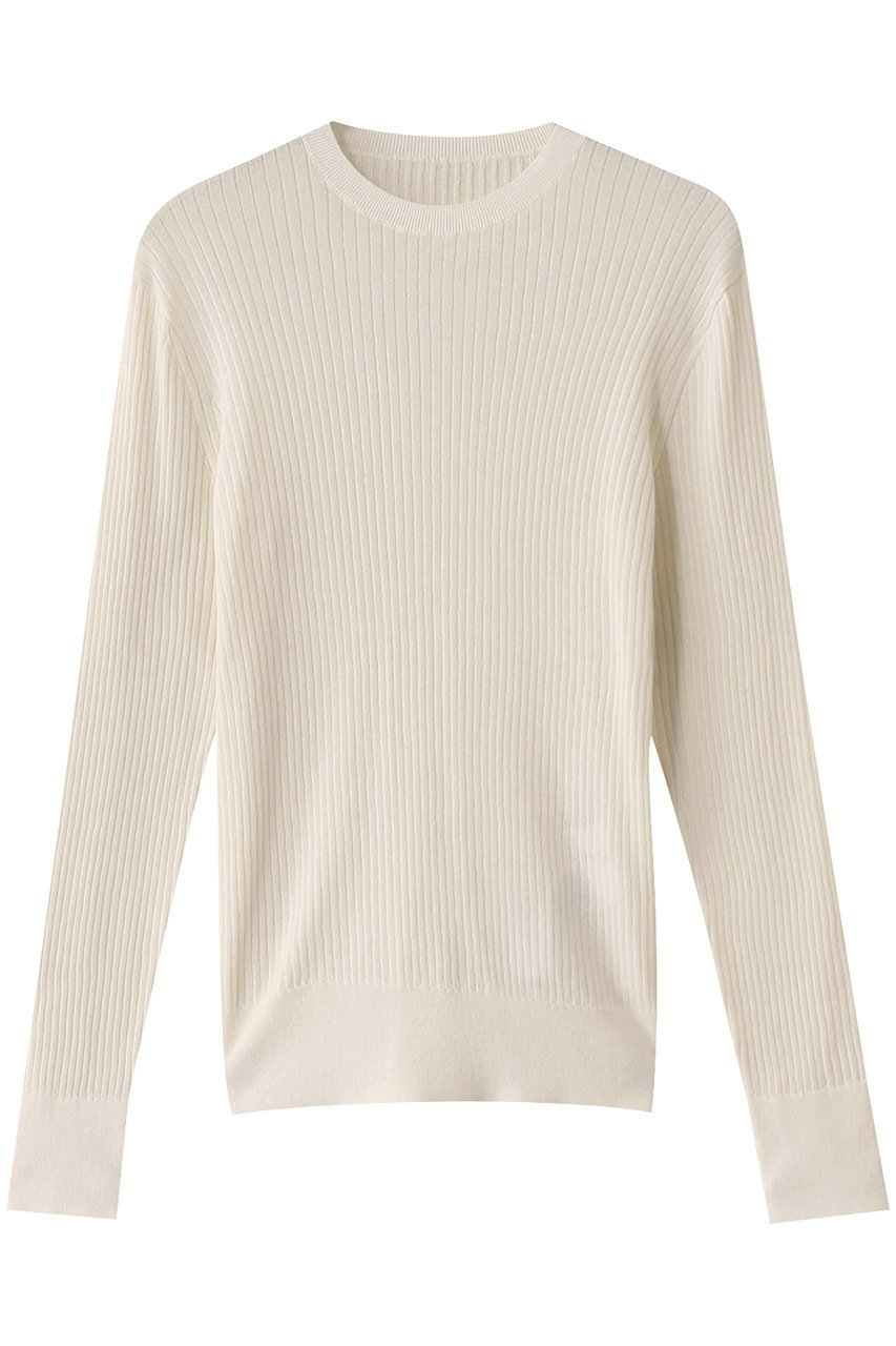【エステータ/esteta】のシアーニット 長袖リブ 人気、トレンドファッション・服の通販 founy(ファニー) 　ファッション　Fashion　レディースファッション　Fashion for Women　トップス・カットソー　Cut & Sew Tops　ニット　Knit Tops & Sweaters　カジュアルプルオーバー・ニットトップス　Pullovers & Knit Tops / Casual Pullovers　エレガント 上品　Elegant　シアー　Sheer, See-Through　シンプル　Simple, Minimal　デニム　Denim, Jeans Material　フィット　Fit, Slim Fit　長袖　Long Sleeve, Full Sleeve　 other-1|ID: prp329100004410955 ipo3291000000032947884