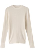 【エステータ/esteta】のシアーニット 長袖リブ ホワイト|ID: prp329100004410955 ipo3291000000032947893