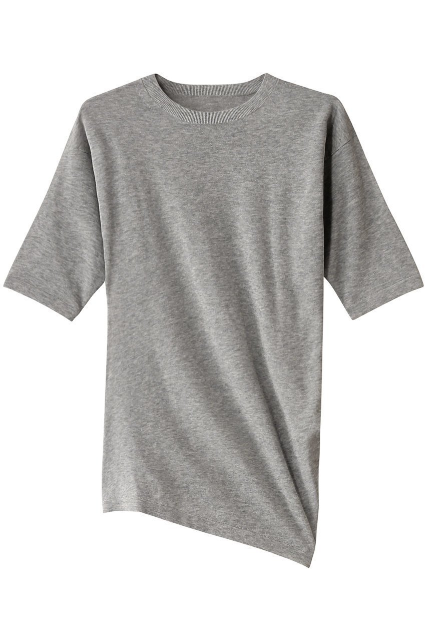 【エステータ/esteta】のシアーニット 5分袖ドレープ インテリア・キッズ・メンズ・レディースファッション・服の通販 founy(ファニー) 　ファッション　Fashion　レディースファッション　Fashion for Women　トップス・カットソー　Cut & Sew Tops　ニット　Knit Tops & Sweaters　カジュアルプルオーバー・ニットトップス　Pullovers & Knit Tops / Casual Pullovers　エレガント 上品　Elegant　シンプル　Simple, Minimal　ドレープ　Drape, Draping Fabric　フィット　Fit, Slim Fit　夏　Summer　春　Spring　S/S・春夏　SS, Spring/Summer, Warm Season　ライトグレー|ID: prp329100004410956 ipo3291000000032944587