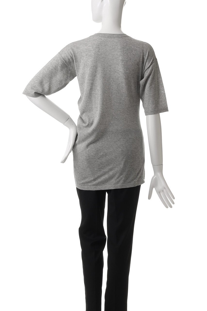 【エステータ/esteta】のシアーニット 5分袖ドレープ 人気、トレンドファッション・服の通販 founy(ファニー) 　ファッション　Fashion　レディースファッション　Fashion for Women　トップス・カットソー　Cut & Sew Tops　ニット　Knit Tops & Sweaters　カジュアルプルオーバー・ニットトップス　Pullovers & Knit Tops / Casual Pullovers　エレガント 上品　Elegant　シンプル　Simple, Minimal　ドレープ　Drape, Draping Fabric　フィット　Fit, Slim Fit　夏　Summer　春　Spring　S/S・春夏　SS, Spring/Summer, Warm Season　other-4|ID: prp329100004410956 ipo3291000000032944614