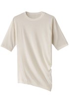 【エステータ/esteta】のシアーニット 5分袖ドレープ ホワイト|ID: prp329100004410956 ipo3291000000035052194