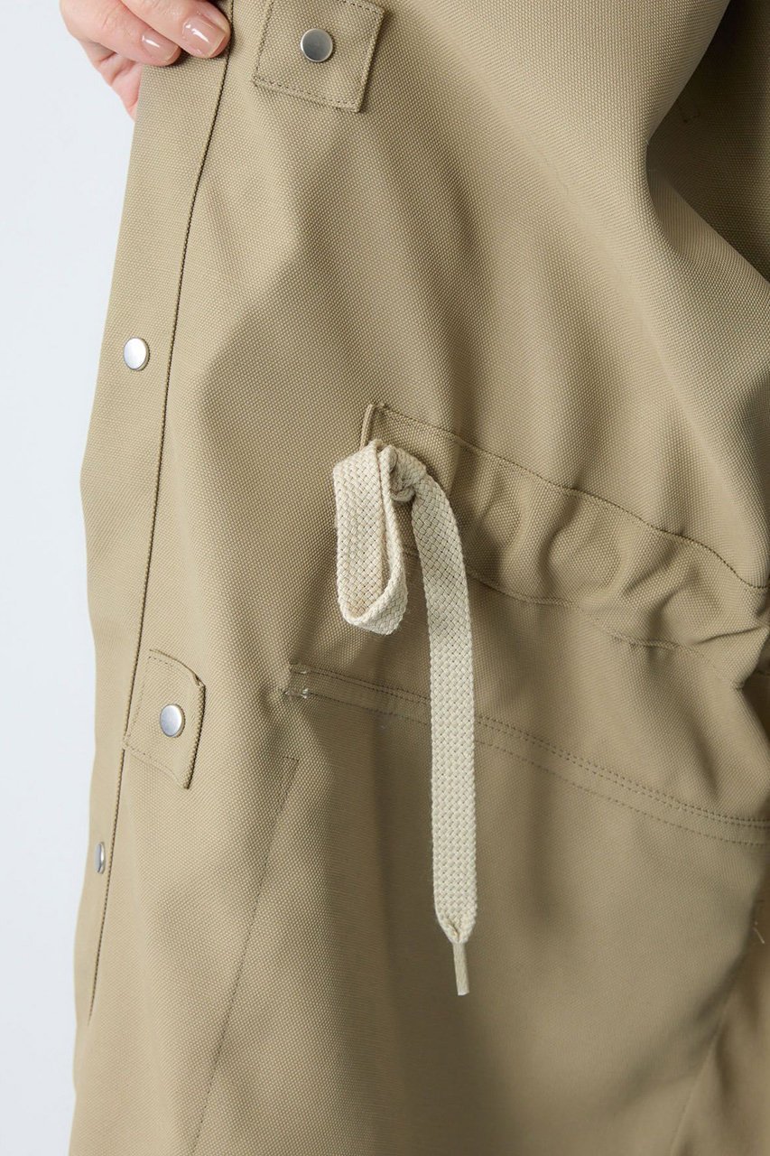 【ブリル/BRILL】のステンカラードローストリングブルゾン 人気、トレンドファッション・服の通販 founy(ファニー) 　ファッション　Fashion　レディースファッション　WOMEN　アウター　Coat Outerwear　コート　Coats　ブルゾン　Blouson/Jackets　オックス　Ox　ショート　Short　スタンド　Stand　スリーブ　Sleeve　ドローストリング　Drawstring　ハーフ　Half　パッチ　Patch　ブルゾン　Blouson　ポケット　Pocket　other-7|ID: prp329100004410959 ipo3291000000031330515