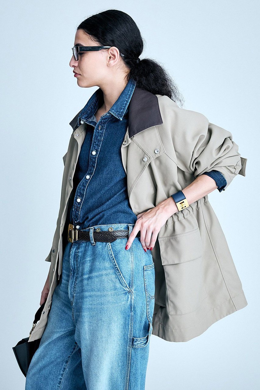 【ブリル/BRILL】のステンカラードローストリングブルゾン 人気、トレンドファッション・服の通販 founy(ファニー) 　ファッション　Fashion　レディースファッション　Fashion for Women　アウター　Coat / Outerwear Collection　コート・ロングコート・ピーコート　Long Coats, Peacoats & More　ブルゾンジャケット・スポーティアウター　Blouson Jackets　オックス　Oxford Fabric　ショート　Short, Short Length　スタンド　Stand Collar, Upright Stand　スリーブ　Sleeve, Long Sleeve / Short Sleeve　ドローストリング　Drawstring, Pull Cord　ハーフ　Half, Half-Length　パッチ　Patch, Appliqué　ブルゾン　Blouson, Bomber Jacket　ポケット　Pocket, Pocket Detail　other-2|ID: prp329100004410959 ipo3291000000032922716