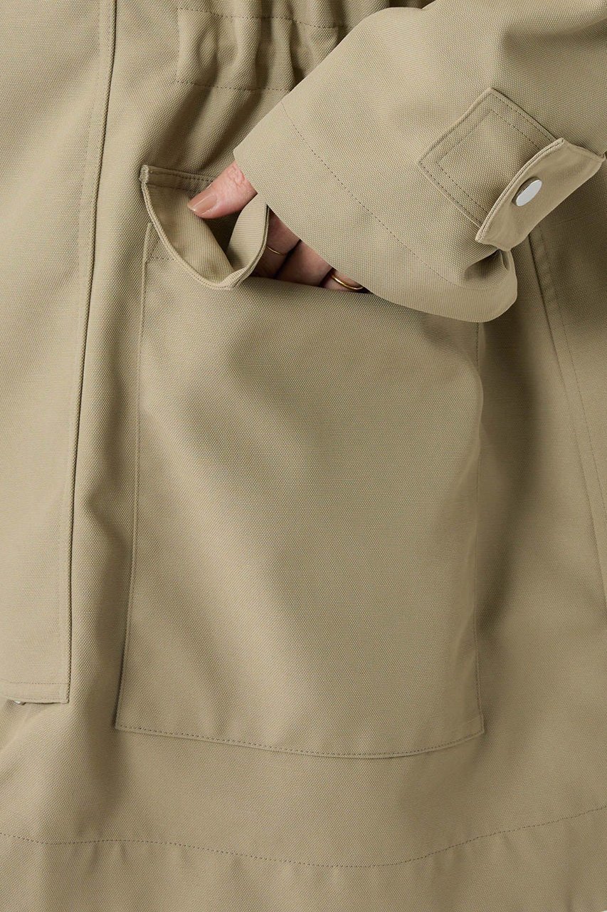 【ブリル/BRILL】のステンカラードローストリングブルゾン 人気、トレンドファッション・服の通販 founy(ファニー) 　ファッション　Fashion　レディースファッション　Fashion for Women　アウター　Coat / Outerwear Collection　コート・ロングコート・ピーコート　Long Coats, Peacoats & More　ブルゾンジャケット・スポーティアウター　Blouson Jackets　オックス　Oxford Fabric　ショート　Short, Short Length　スタンド　Stand Collar, Upright Stand　スリーブ　Sleeve, Long Sleeve / Short Sleeve　ドローストリング　Drawstring, Pull Cord　ハーフ　Half, Half-Length　パッチ　Patch, Appliqué　ブルゾン　Blouson, Bomber Jacket　ポケット　Pocket, Pocket Detail　other-6|ID: prp329100004410959 ipo3291000000032922758