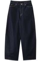 【ミディウミソリッド/MIDIUMISOLID】のbarrel leg wide denim.M デニム navy|ID: prp329100004410963 ipo3291000000032910921