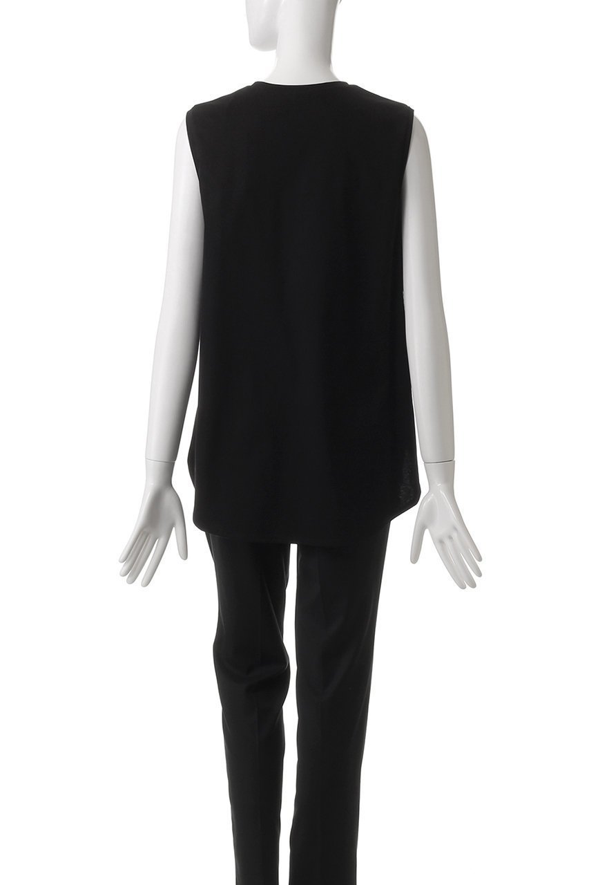【ドメル/DOMELLE】のベーシック スリーブレス トップス 人気、トレンドファッション・服の通販 founy(ファニー) 　ファッション　Fashion　レディースファッション　Fashion for Women　トップス・カットソー　Cut & Sew Tops　キャミソール&ノースリーブ　Camisoles & Sleeveless Tops　シャツ・ブラウス・オフィスカジュアル　Elegant Blouses & Button-Ups　ロングTシャツ・Tシャツ　Longline T-Shirts & Tees　カットソー・ベーシックTシャツ　Cut-and-Sewn Tops / Stretch Tees & Basics　インナー　Innerwear　キャミソール　Camisole, Spaghetti Strap Top　シルケット　Silket, Silky Cotton　シンプル　Simple, Minimal　ジャケット　Jacket, Outerwear　スリーブ　Sleeve, Long Sleeve / Short Sleeve　タンク　Tank Top, Sleeveless Top　ノースリーブ　Sleeveless, No-Sleeve　プリント　Print, Printed Pattern　ベーシック　Basic, Essential　other-4|ID: prp329100004410964 ipo3291000000032796798