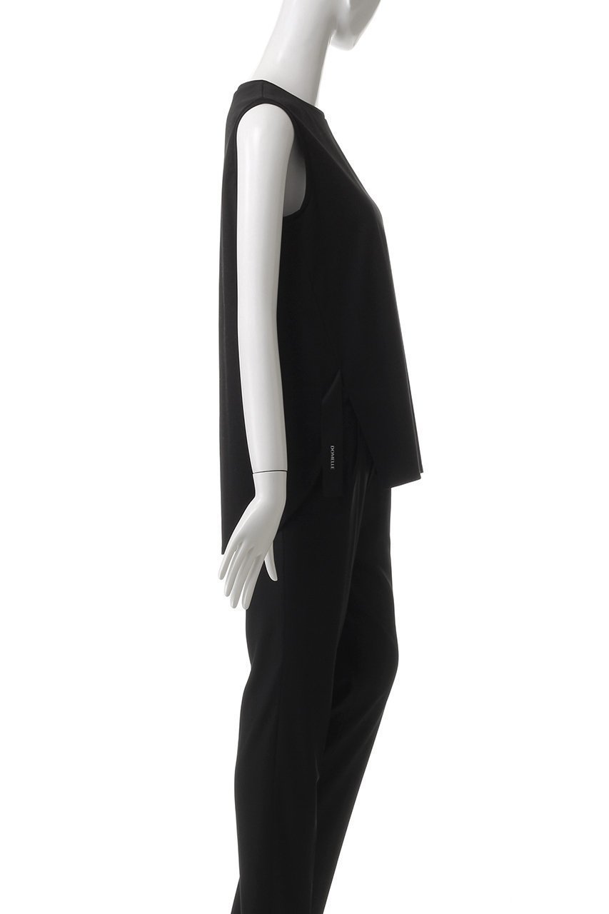 【ドメル/DOMELLE】のベーシック スリーブレス トップス 人気、トレンドファッション・服の通販 founy(ファニー) 　ファッション　Fashion　レディースファッション　Fashion for Women　トップス・カットソー　Cut & Sew Tops　キャミソール&ノースリーブ　Camisoles & Sleeveless Tops　シャツ・ブラウス・オフィスカジュアル　Elegant Blouses & Button-Ups　ロングTシャツ・Tシャツ　Longline T-Shirts & Tees　カットソー・ベーシックTシャツ　Cut-and-Sewn Tops / Stretch Tees & Basics　インナー　Innerwear　キャミソール　Camisole, Spaghetti Strap Top　シルケット　Silket, Silky Cotton　シンプル　Simple, Minimal　ジャケット　Jacket, Outerwear　スリーブ　Sleeve, Long Sleeve / Short Sleeve　タンク　Tank Top, Sleeveless Top　ノースリーブ　Sleeveless, No-Sleeve　プリント　Print, Printed Pattern　ベーシック　Basic, Essential　other-3|ID: prp329100004410964 ipo3291000000034954195
