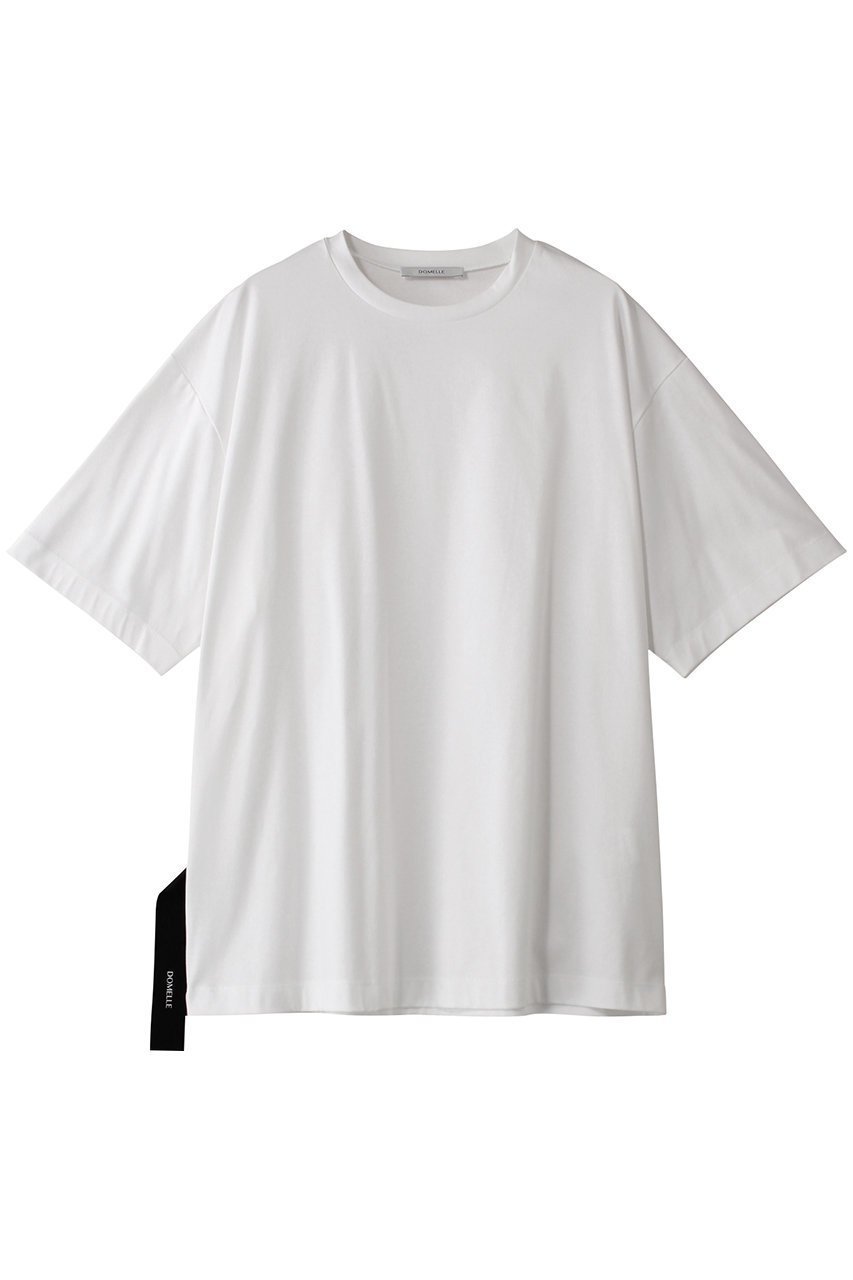 【ドメル/DOMELLE】のベーシック ビッグTシャツ 人気、トレンドファッション・服の通販 founy(ファニー) 　ファッション　Fashion　レディースファッション　WOMEN　トップス・カットソー　Tops/Tshirt　シャツ/ブラウス　Shirts/Blouses　ロング / Tシャツ　T-Shirts　カットソー　Cut and Sewn　2025年　2025　2025春夏・S/S　Ss,Spring/Summer,2025　コンパクト　Compact　ショート　Short　シルケット　Mercerization　スリーブ　Sleeve　ビッグ　Big　プリント　Print　ベーシック　Basic　メンズ　Mens　夏　Summer　春　Spring　S/S・春夏　Ss・Spring/Summer　 other-1|ID: prp329100004410965 ipo3291000000030802333