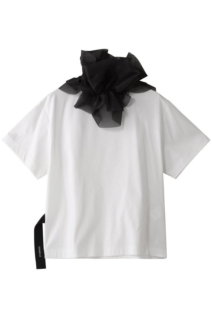 【ドメル/DOMELLE】のスカーフ付きベーシック Tシャツ インテリア・キッズ・メンズ・レディースファッション・服の通販 founy(ファニー) https://founy.com/ ファッション Fashion レディースファッション WOMEN トップス・カットソー Tops/Tshirt シャツ/ブラウス Shirts/Blouses ロング / Tシャツ T-Shirts カットソー Cut and Sewn エアリー Airy コンパクト Compact ショート Short シルケット Mercerization スカーフ Scarf スリーブ Sleeve プリント Print ベーシック Basic |ID: prp329100004410966 ipo3291000000030802336