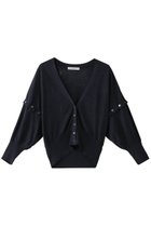 【ドメル/DOMELLE】のリネンニット カーディガン ネイビー|ID: prp329100004410967 ipo3291000000035552096