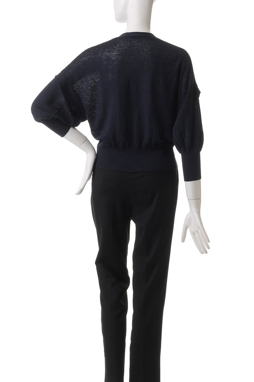 【ドメル/DOMELLE】のリネンニット カーディガン 人気、トレンドファッション・服の通販 founy(ファニー) 　ファッション　Fashion　レディースファッション　Fashion for Women　トップス・カットソー　Cut & Sew Tops　ニット　Knit Tops & Sweaters　カーディガン・羽織り　Layered Style Cardigans　カーディガン　Cardigan, Knitwear　ショート　Short, Short Length　ドレス　Dress, One-Piece　ノースリーブ　Sleeveless, No-Sleeve　フランス　France, French　リネン　Linen, Linen Fabric　other-4|ID: prp329100004410967 ipo3291000000035552099