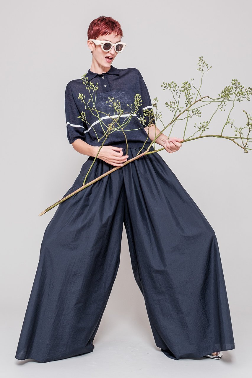 【ドメル/DOMELLE】のリネン ポロニット 人気、トレンドファッション・服の通販 founy(ファニー) 　ファッション　Fashion　レディースファッション　Fashion for Women　トップス・カットソー　Cut & Sew Tops　ニット　Knit Tops & Sweaters　カジュアルプルオーバー・ニットトップス　Pullovers & Knit Tops / Casual Pullovers　おすすめ　Recommended / Our Picks　コンパクト　Compact, Small Size　バランス　Balance, Style Balance　フランス　France, French　ベーシック　Basic, Essential　ボトム　Bottoms, Lower Wear　リネン　Linen, Linen Fabric　ワイド　Wide, Wide Fit　今季　This Season, Current Season　夏　Summer　other-6|ID: prp329100004410968 ipo3291000000032942836