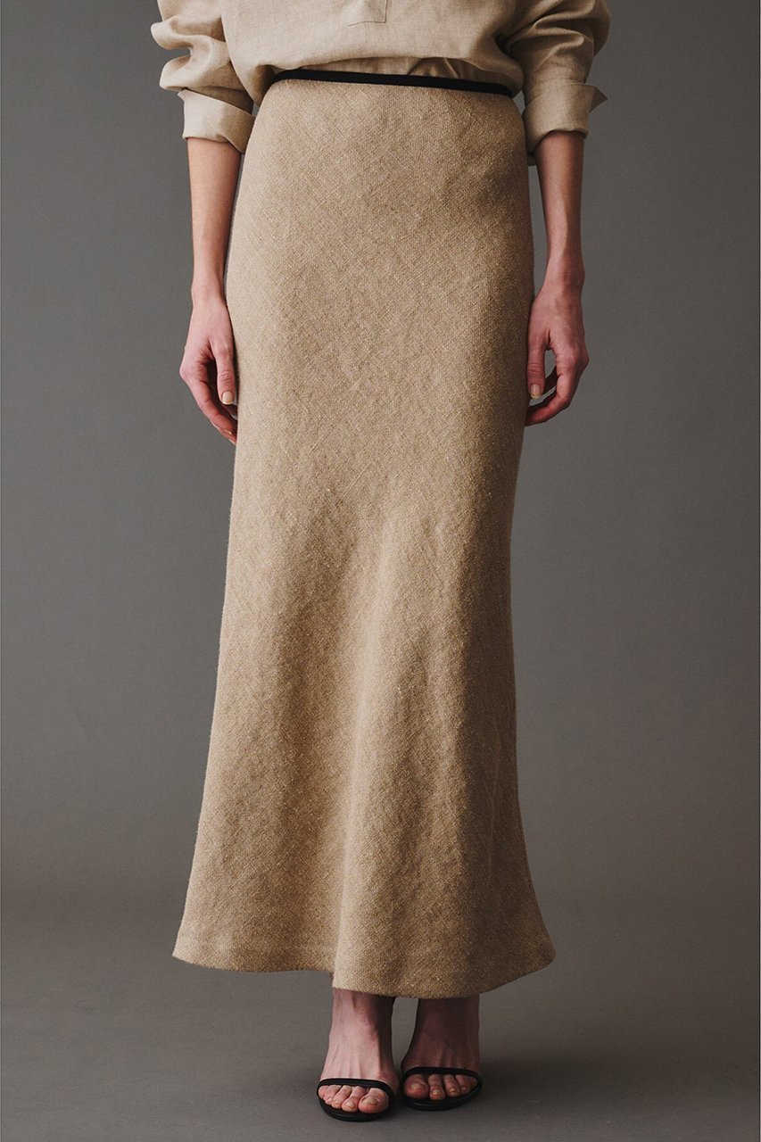 【オブリオ/AUBRIOT】のリネン フルレングススカート 人気、トレンドファッション・服の通販 founy(ファニー) 　ファッション　Fashion　レディースファッション　Fashion for Women　スカート　Skirts　ロングスカート　Long Skirts / Maxi & Midi Skirts　エレガント 上品　Elegant　シンプル　Simple, Minimal　バイアス　Bias, Diagonal Cut　ラグジュアリー　Luxury, Elegant　リネン　Linen, Linen Fabric　ロング　Long, Long-Length　other-7|ID: prp329100004410972 ipo3291000000035559785