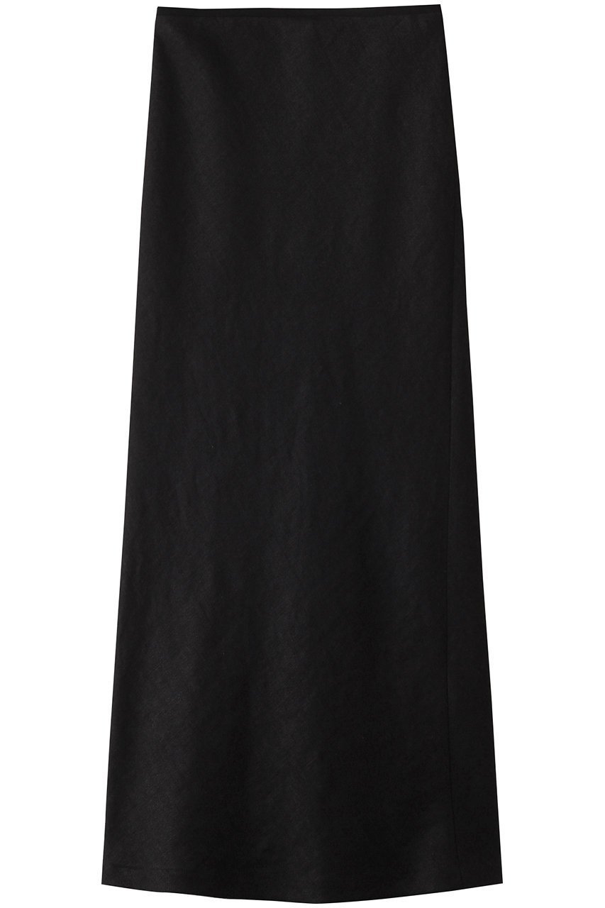 【オブリオ/AUBRIOT】のリネン フルレングススカート インテリア・キッズ・メンズ・レディースファッション・服の通販 founy(ファニー) 　ファッション　Fashion　レディースファッション　Fashion for Women　スカート　Skirts　ロングスカート　Long Skirts / Maxi & Midi Skirts　エレガント 上品　Elegant　シンプル　Simple, Minimal　バイアス　Bias, Diagonal Cut　ラグジュアリー　Luxury, Elegant　リネン　Linen, Linen Fabric　ロング　Long, Long-Length　ブラック|ID: prp329100004410972 ipo3291000000036045987