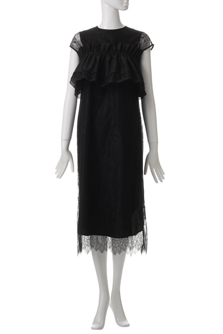 【ドメル/DOMELLE】のレース ドレス 人気、トレンドファッション・服の通販 founy(ファニー) 　ファッション　Fashion　レディースファッション　Fashion for Women　ワンピース　Dresses　フォーマル・パーティードレス・結婚式用ドレス　Elegant & Casual Dresses　チュニック　Tunic Tops & Dresses　シンプル　Simple, Minimal　ジャケット　Jacket, Outerwear　ストレート　Straight, Straight Cut　スペシャル　Special, Limited Edition　チュニック　Tunic, Long Top　ドレス　Dress, One-Piece　ペプラム　Peplum, Flared Hem　レース　Lace, Lace Fabric　ロング　Long, Long-Length　other-2|ID: prp329100004410973 ipo3291000000034954790