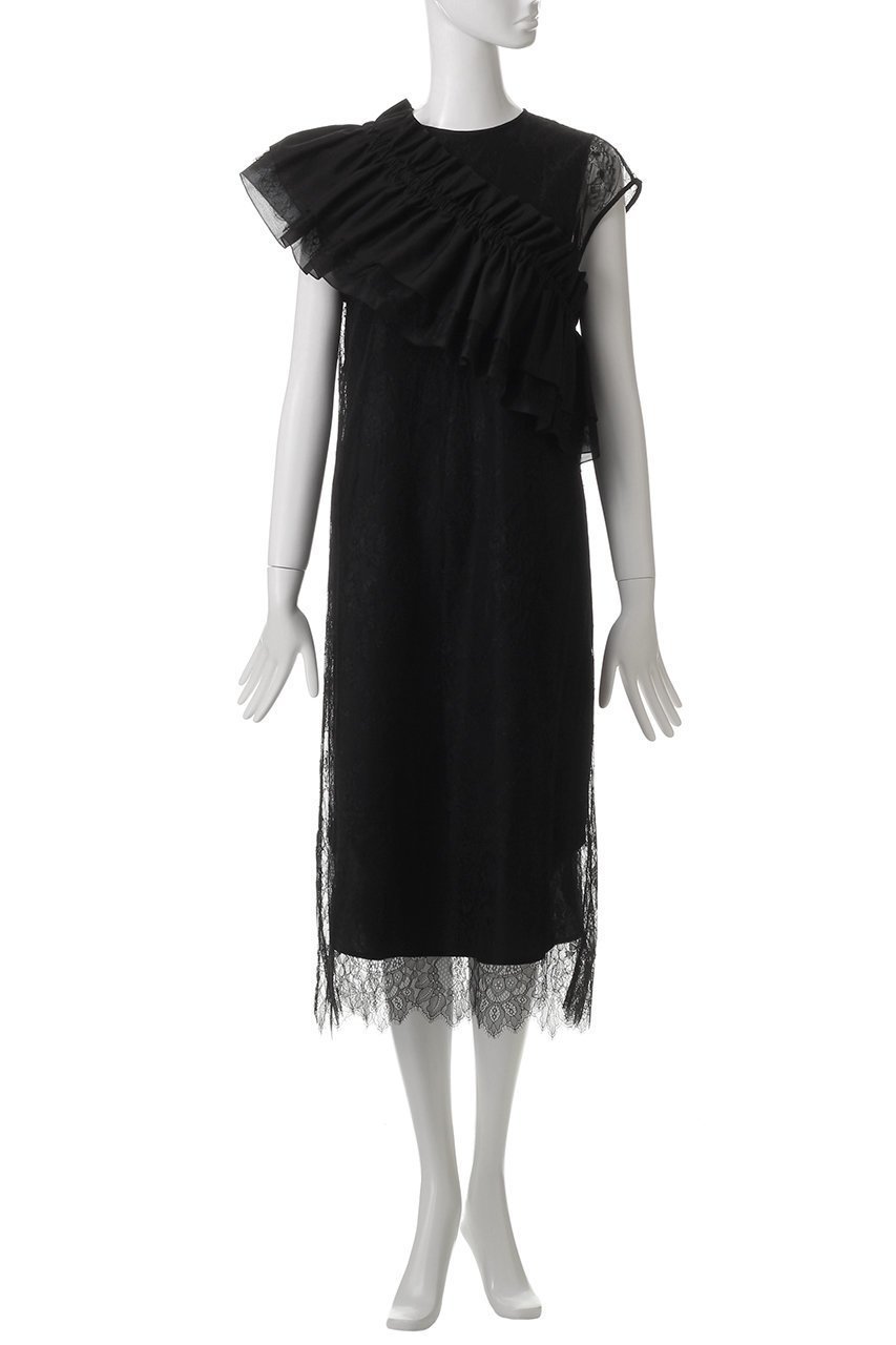 【ドメル/DOMELLE】のレース ドレス 人気、トレンドファッション・服の通販 founy(ファニー) 　ファッション　Fashion　レディースファッション　Fashion for Women　ワンピース　Dresses　フォーマル・パーティードレス・結婚式用ドレス　Elegant & Casual Dresses　チュニック　Tunic Tops & Dresses　シンプル　Simple, Minimal　ジャケット　Jacket, Outerwear　ストレート　Straight, Straight Cut　スペシャル　Special, Limited Edition　チュニック　Tunic, Long Top　ドレス　Dress, One-Piece　ペプラム　Peplum, Flared Hem　レース　Lace, Lace Fabric　ロング　Long, Long-Length　other-7|ID: prp329100004410973 ipo3291000000034954795