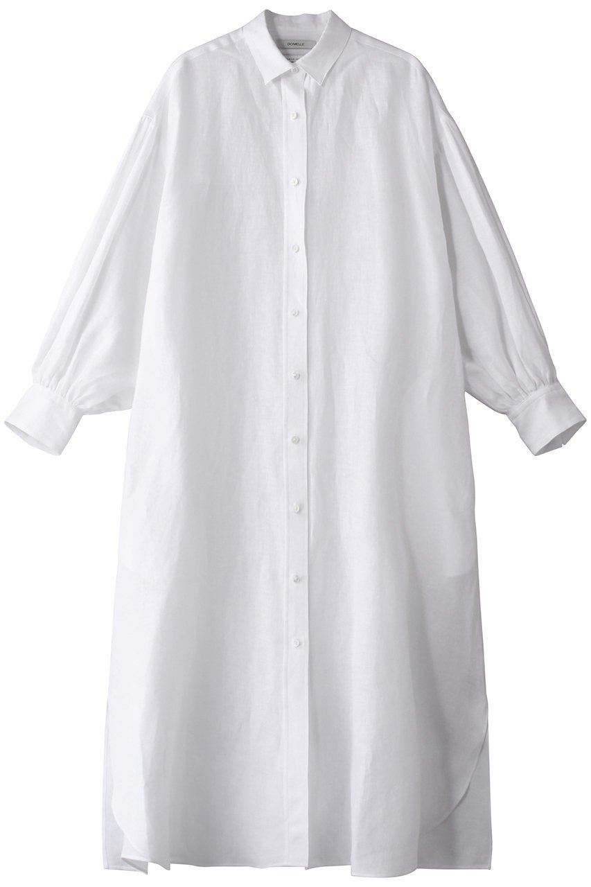 【ドメル/DOMELLE】のベルギーリネン シャツドレス 人気、トレンドファッション・服の通販 founy(ファニー) 　ファッション　Fashion　レディースファッション　Fashion for Women　ワンピース　Dresses　フォーマル・パーティードレス・結婚式用ドレス　Elegant & Casual Dresses　チュニック　Tunic Tops & Dresses　コンパクト　Compact, Small Size　チュニック　Tunic, Long Top　ドレス　Dress, One-Piece　リネン　Linen, Linen Fabric　ロング　Long, Long-Length　夏　Summer　春　Spring　S/S・春夏　SS, Spring/Summer, Warm Season　羽織　Haori, Light Jacket　 other-1|ID: prp329100004410974 ipo3291000000032876028