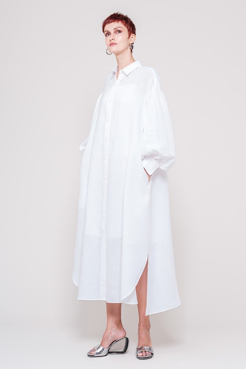 【ドメル/DOMELLE】のベルギーリネン シャツドレス 人気、トレンドファッション・服の通販 founy(ファニー) 　ファッション　Fashion　レディースファッション　Fashion for Women　ワンピース　Dresses　フォーマル・パーティードレス・結婚式用ドレス　Elegant & Casual Dresses　チュニック　Tunic Tops & Dresses　コンパクト　Compact, Small Size　チュニック　Tunic, Long Top　ドレス　Dress, One-Piece　リネン　Linen, Linen Fabric　ロング　Long, Long-Length　夏　Summer　春　Spring　S/S・春夏　SS, Spring/Summer, Warm Season　羽織　Haori, Light Jacket　other-6|ID: prp329100004410974 ipo3291000000032876072
