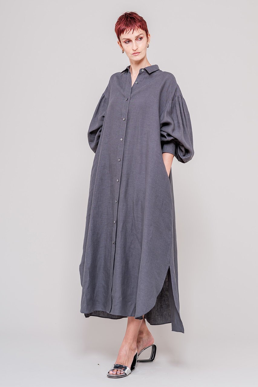 【ドメル/DOMELLE】のベルギーリネン シャツドレス 人気、トレンドファッション・服の通販 founy(ファニー) 　ファッション　Fashion　レディースファッション　Fashion for Women　ワンピース　Dresses　フォーマル・パーティードレス・結婚式用ドレス　Elegant & Casual Dresses　チュニック　Tunic Tops & Dresses　コンパクト　Compact, Small Size　チュニック　Tunic, Long Top　ドレス　Dress, One-Piece　リネン　Linen, Linen Fabric　ロング　Long, Long-Length　夏　Summer　春　Spring　S/S・春夏　SS, Spring/Summer, Warm Season　羽織　Haori, Light Jacket　other-6|ID: prp329100004410974 ipo3291000000033654791