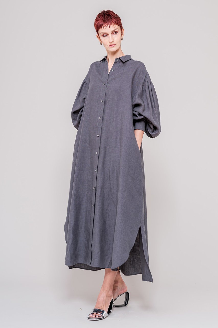 【ドメル/DOMELLE】のベルギーリネン シャツドレス 人気、トレンドファッション・服の通販 founy(ファニー) 　ファッション　Fashion　レディースファッション　Fashion for Women　ワンピース　Dresses　フォーマル・パーティードレス・結婚式用ドレス　Elegant & Casual Dresses　チュニック　Tunic Tops & Dresses　コンパクト　Compact, Small Size　チュニック　Tunic, Long Top　ドレス　Dress, One-Piece　リネン　Linen, Linen Fabric　ロング　Long, Long-Length　夏　Summer　春　Spring　S/S・春夏　SS, Spring/Summer, Warm Season　羽織　Haori, Light Jacket　other-7|ID: prp329100004410974 ipo3291000000033654792
