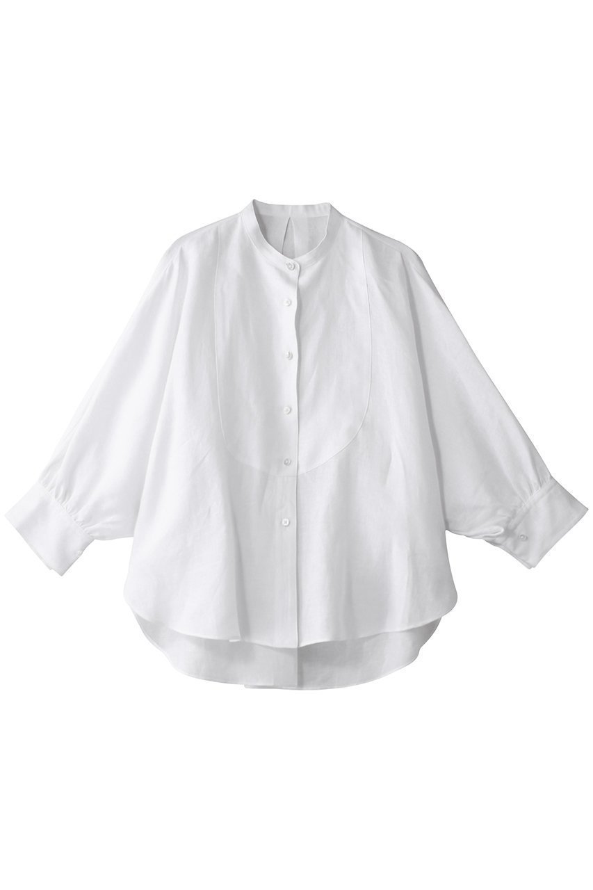 【ドメル/DOMELLE】のベルギーリネンシャツ 人気、トレンドファッション・服の通販 founy(ファニー) 　ファッション　Fashion　レディースファッション　Fashion for Women　トップス・カットソー　Cut & Sew Tops　シャツ・ブラウス・オフィスカジュアル　Elegant Blouses & Button-Ups　カフス　Cuff Design　スリーブ　Sleeve, Long Sleeve / Short Sleeve　フォルム　Silhouette, Form　ヨーク　Yoke, Yoke Design　ラウンド　Round, Round Neck　リネン　Linen, Linen Fabric　ロング　Long, Long-Length　 other-1|ID: prp329100004410975 ipo3291000000032859257