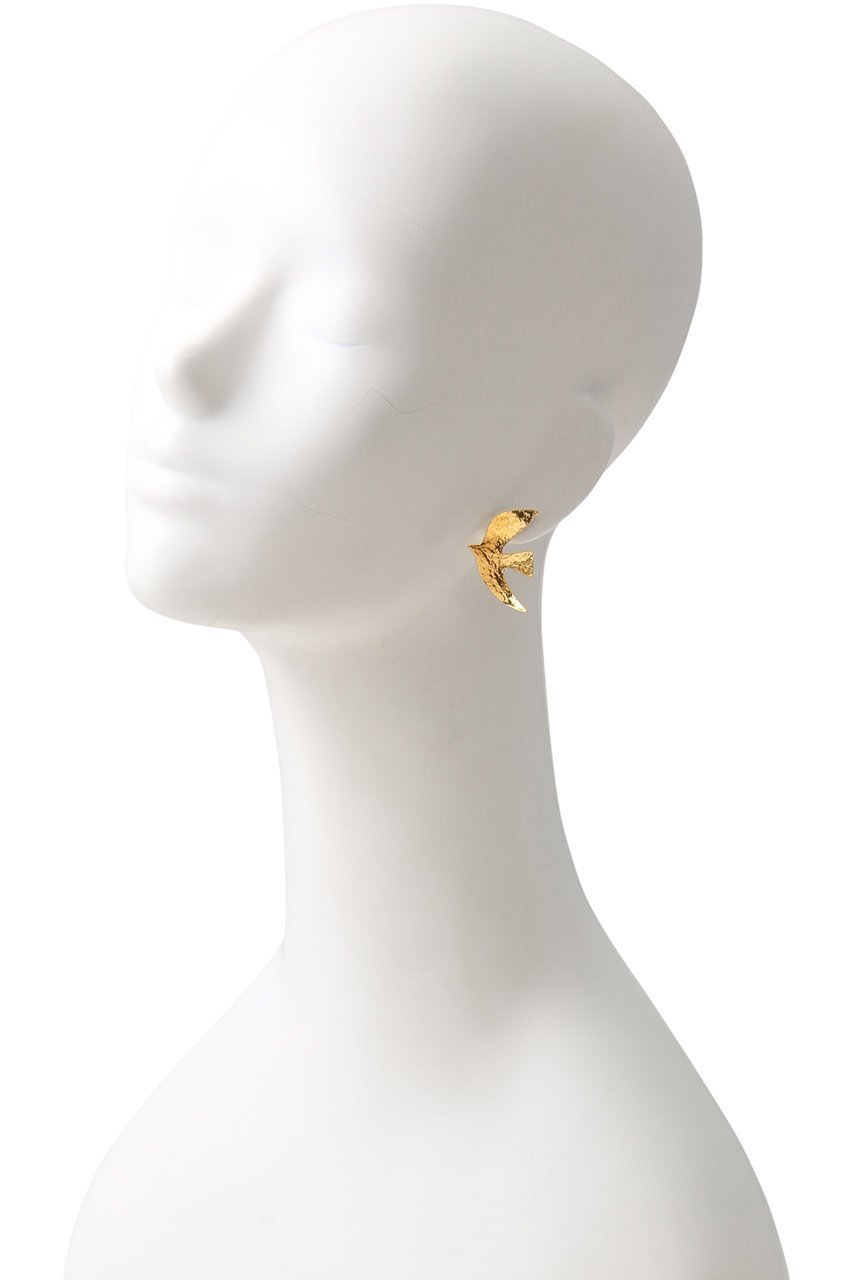 【セシル エ ジャンヌ/CECILE ET JEANNE】のラ・コロンブ(鳩)ピアス M 人気、トレンドファッション・服の通販 founy(ファニー) 　ファッション　Fashion　レディースファッション　Fashion for Women　ジュエリー　Jewelry　ファッションリング　Fashion Rings　イヤリング・フープ・ドロップタイプ　Hoop, Drop & Clip Earrings　イヤリング　Earrings　オケージョン　Occasion Wear　コーティング　Coating, Coated Finish　パーティ　Party, Party Style　モチーフ　Motif, Design Theme　other-3|ID: prp329100004417141 ipo3291000000031265766
