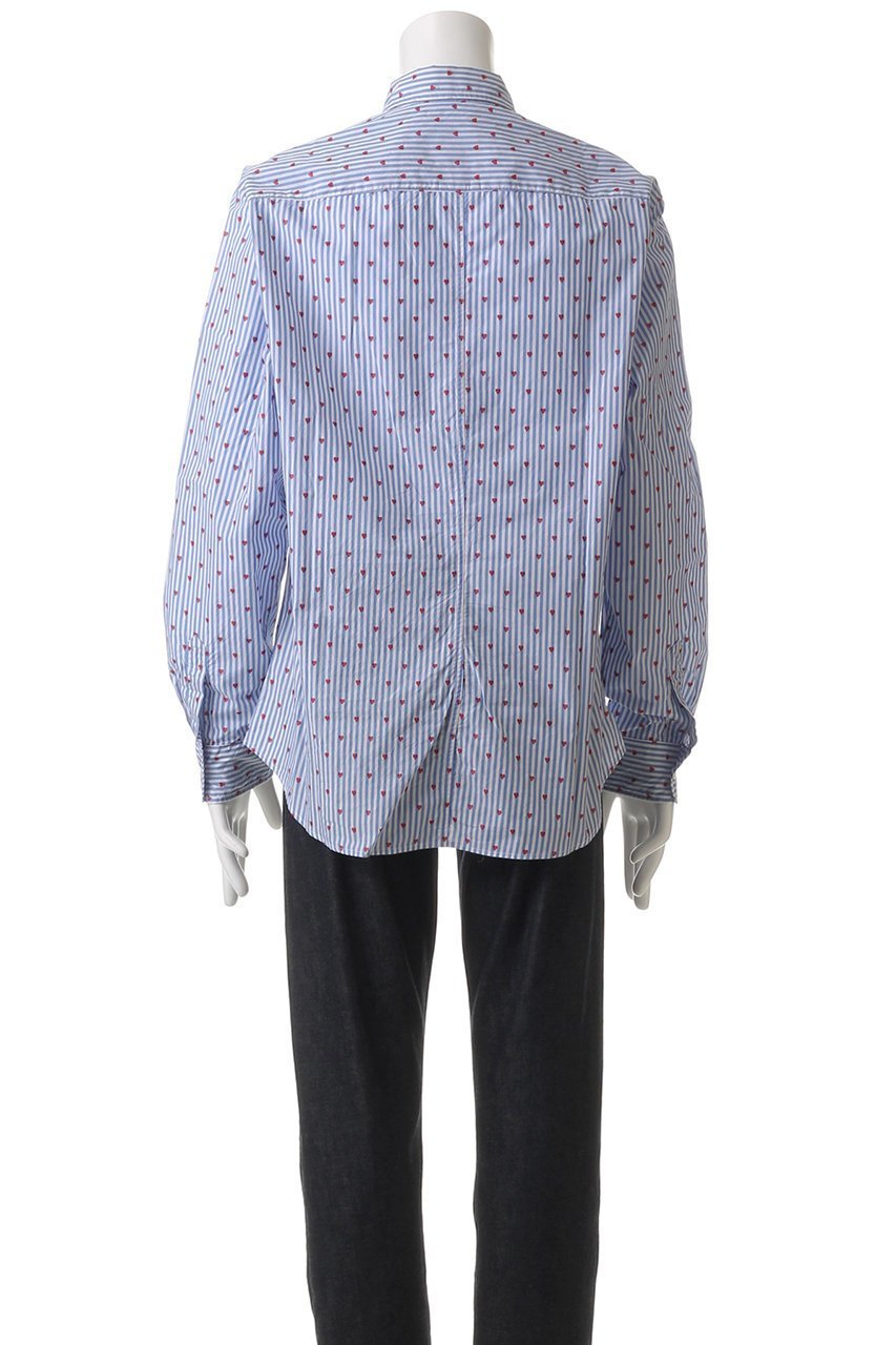 【フランク&アイリーン/Frank&Eileen / MEN】の【MEN】FINBAR イタリアンコットン ハート×ブルーストライプシャツ 人気、トレンドファッション・服の通販 founy(ファニー) 　ファッション　Fashion　メンズファッション　MEN　インナー　Inner　クラシック　Classic　ジャケット　Jacket　ストライプ　Stripe　スリーブ　Sleeve　リラックス　Relax　ロング　Long　other-4|ID: prp329100004417154 ipo3291000000031265854