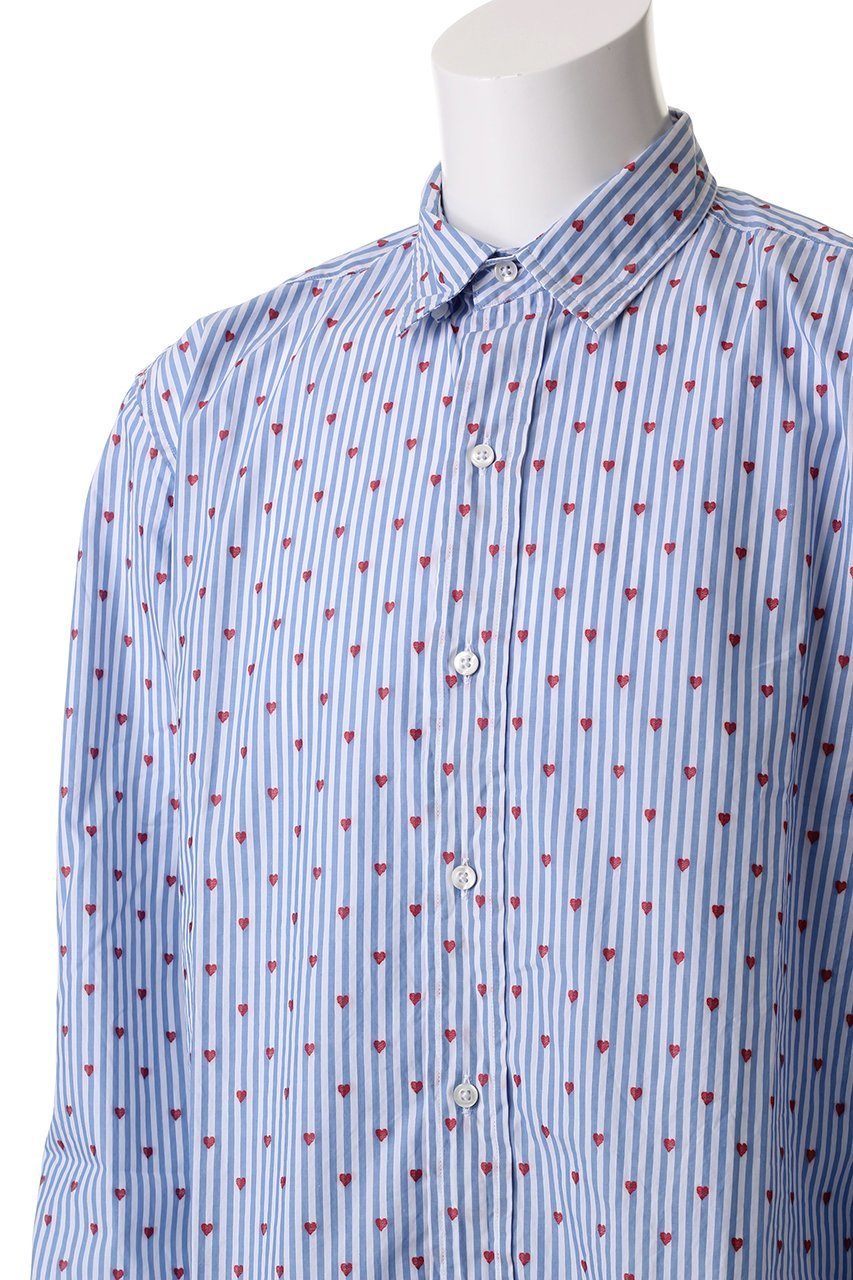 【フランク&アイリーン/Frank&Eileen / MEN】の【MEN】FINBAR イタリアンコットン ハート×ブルーストライプシャツ 人気、トレンドファッション・服の通販 founy(ファニー) 　ファッション　Fashion　メンズファッション　MEN　インナー　Inner　クラシック　Classic　ジャケット　Jacket　ストライプ　Stripe　スリーブ　Sleeve　リラックス　Relax　ロング　Long　other-5|ID: prp329100004417154 ipo3291000000031329525