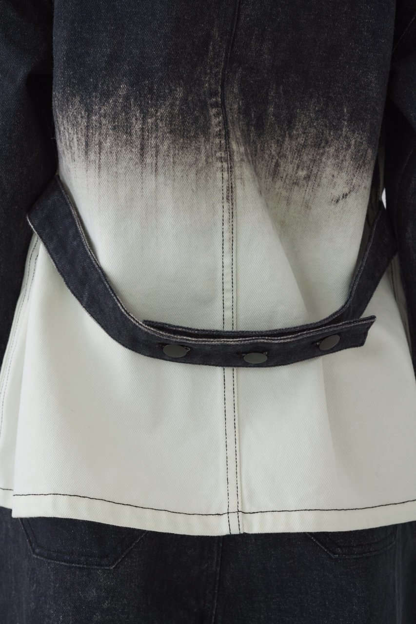 【リムアーク/RIM.ARK】のGradation denim JK/ジャケット 人気、トレンドファッション・服の通販 founy(ファニー) 　ファッション　Fashion　レディースファッション　Fashion for Women　アウター　Coat / Outerwear Collection　レディースジャケット・軽アウター　Jackets　グラデーション　Gradient, Ombre　ジャケット　Jacket, Outerwear　セットアップ　Set-Up, Coordinated Outfit　デニム　Denim, Jeans Material　プリント　Print, Printed Pattern　ワイド　Wide, Wide Fit　other-4|ID: prp329100004417161 ipo3291000000032931286